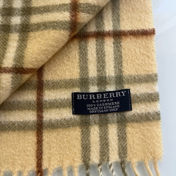 BURBERRY CASHMERE SCARF - Picture 2 of 6